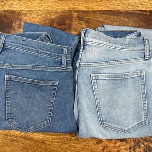 2 pairs of Gap jeans